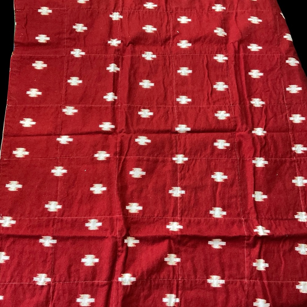 Handmade Lovie Blanket(cotton front/flannel back)and matching crinkle mini Lovie - Picture 6 of 7